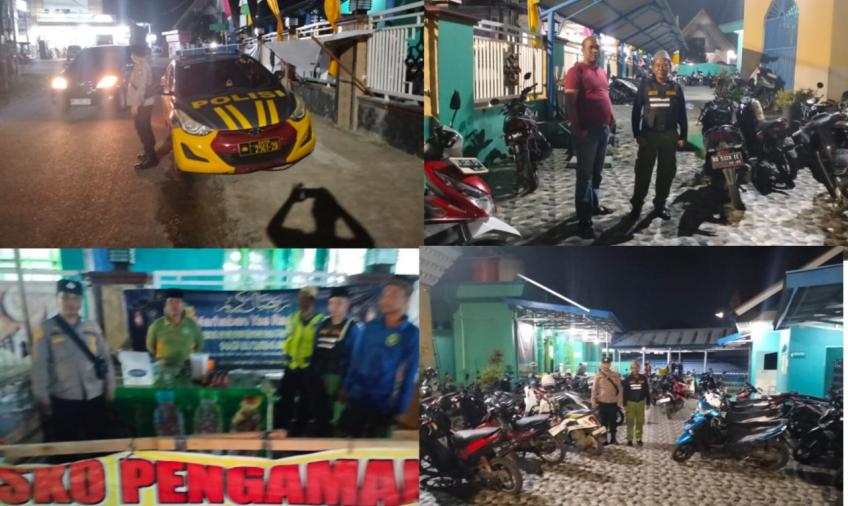 Ciptakan Sitkamtibmas Aman dan Kondusif, Polsek Ratu Agung Patroli Pengamanan Shalat Tarawih 