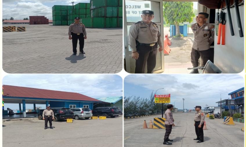 Jaga Kamtibmas Kondusif Selama Bulan Suci Ramadan, Polsek KSKP Pulau Baai Patroli Siang 