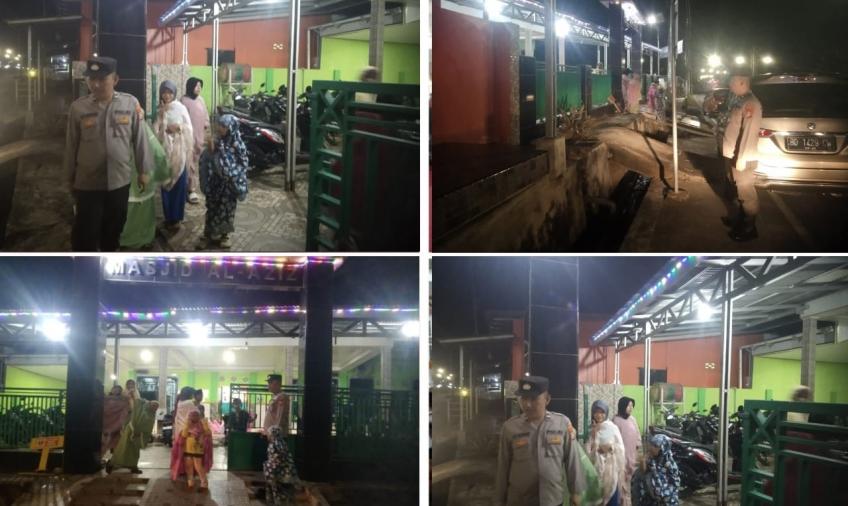 Ciptakan Kamtibmas yang Aman, Polsek Kampung Melayu  Patroli Pengamanan Ibadah Shalat Tarawih
