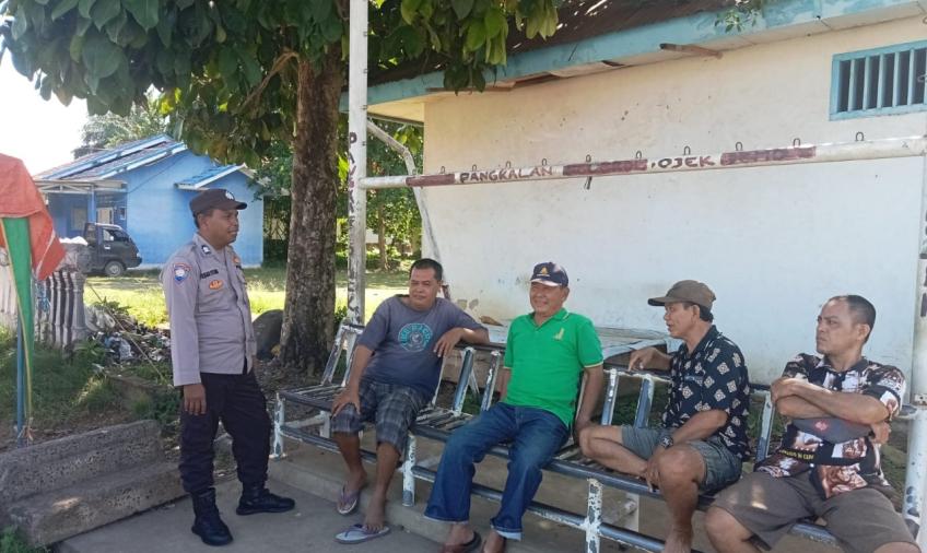 Tampung Aspirasi Masyarakat, Personel Polsek Seluma Gelar Jumat Curhat di Kelurahan Pasar Tais