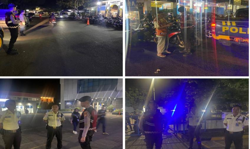 Sat Samapta Polresta Bengkulu Pengamanan Shalat Tarawih di Masjid dan Sambangi Objek Vital 