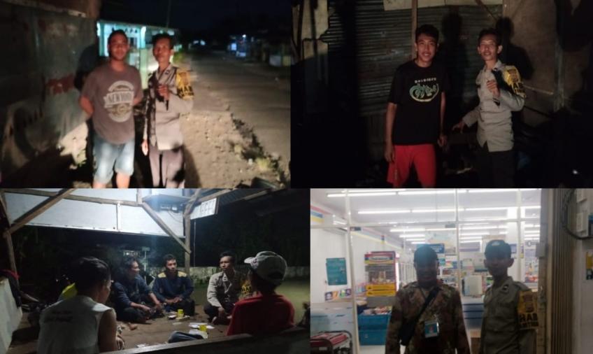 Ciptakan Kamtibmas, Polsek Kampung Melayu Patroli Sambang kepada Warga 