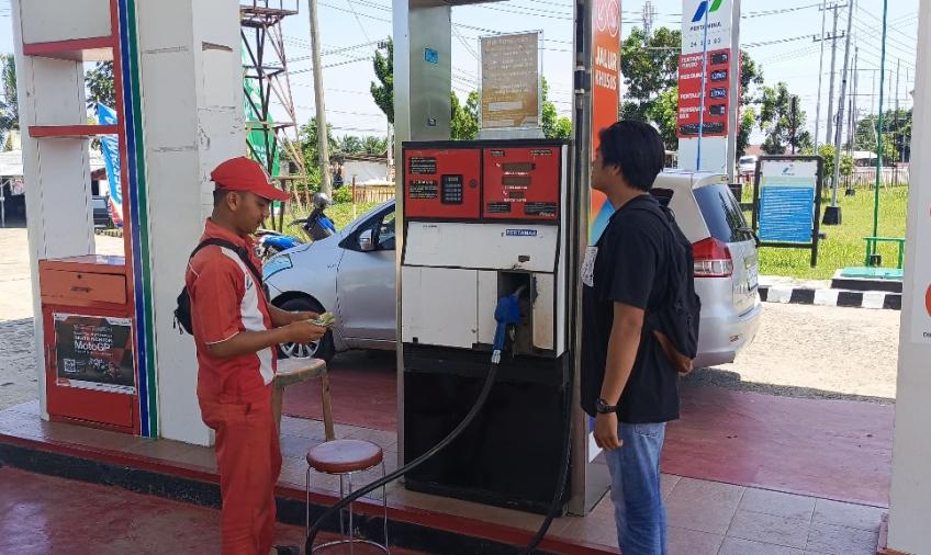 Cegah Kecurangan, Sat Intelkam Polresta Bengkulu Lakukan Pengecekan SPBU 