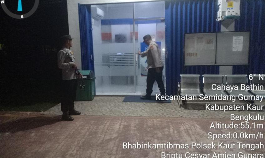 Patroli Antisipasi Tindak Pidana Premanisme dan Tindak Pidana 3, Polsek Kaur Tengah Pengamanan Objek Vital  