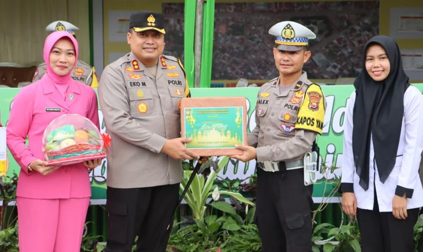 Kapolres Kepahiang Tinjau Langsung Pospam dan Posyan dalam Rangka Ops Ketupat Nala 2024