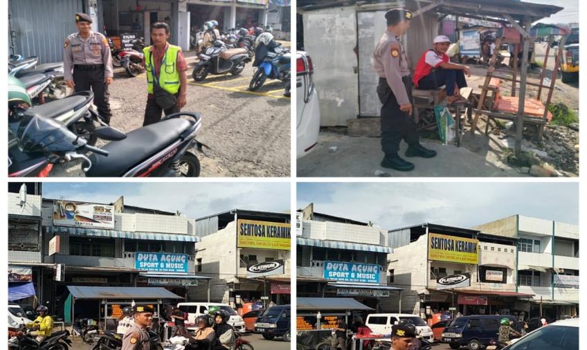 Ciptakan Pasar Ramadhan yang Aman dan Kondusif, Polresta Bengkulu Patroli di Pasar 