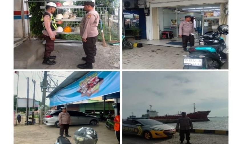 Patroli di Seputaran Pelabuhan, Polsek KSKP Pulau Baai Ciptakan Kamtibmas Aman 