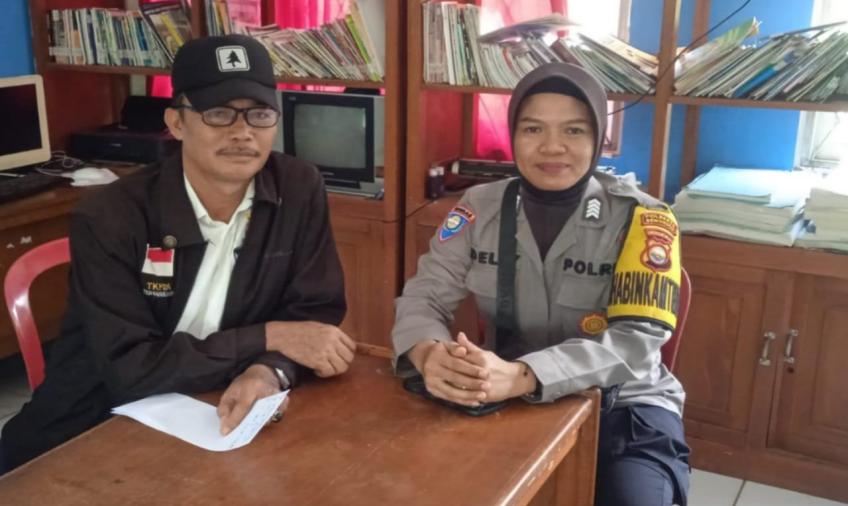 Patroli Sambang Warga Binaan, Bhabinkamtibmas Sampaikan Pesan-Pesan Kamtibmas 