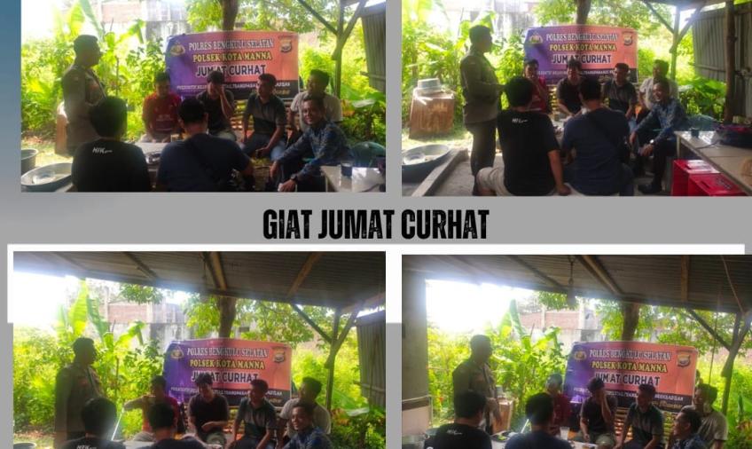 Tampung Aspirasi Warga Melalui Minggu Kasih, Polsek Kota Manna  Gelar Minggu Kasih Di Kelurahan Kampung Baru 