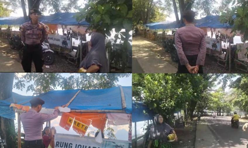 Subsatgas Samapta Polresta Bengkulu Patroli Pengawasan di Wisata Danau Dendam 
