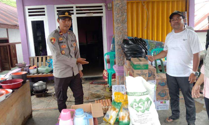 Bersinergi, Polisi Dirikan Posko Dapur Umum di Lokasi Terdampak Banjir