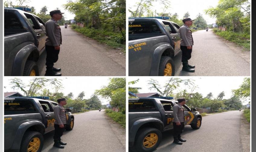 Laksanakan Patroli Presisi, Polsek Manna Antisipasi Curat, Curas dan Curanmor