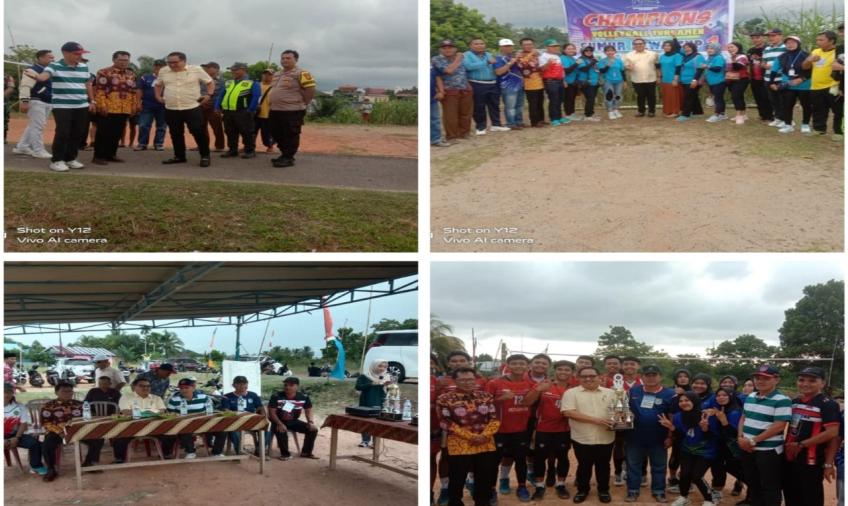 Ciptakan Harkamtibmas, Polresta Bengkulu Lakukan Pengamanan Pembukaan Champions Bola Volly Sumur Dewa Cup 1