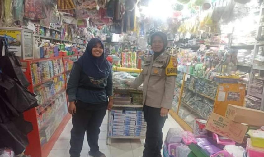 Sambangi Warga Binaan, Bhabinkamtibmas Polsek Kampung Melayu Sampaikan Imbauan Kamtibmas 