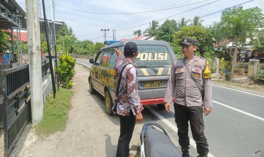 Bhabinkamtibmas Sambang DDS Berikan Teguran Simpatik 