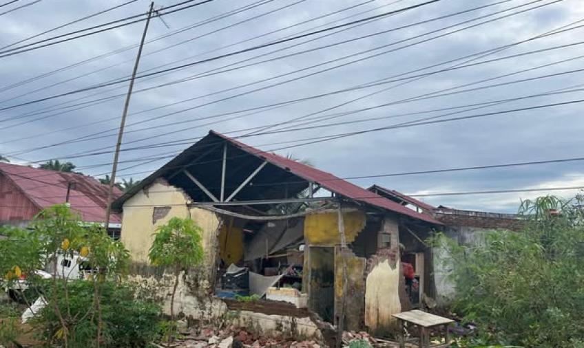 Sebanyak 192 Rumah Rusak dan 800 Warga Terdampak Gempa di Bengkulu