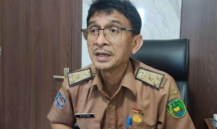 Kepala Dinas Lingkungan Hidup (DLH) Kota Bengkulu, Riduan.  (Inspirasinews.co.id)