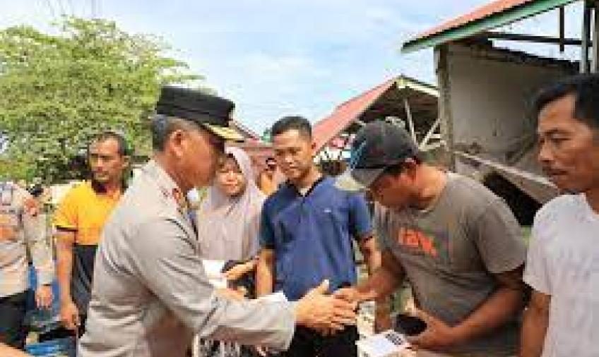 Kapolda Bengkulu Tinjau Langsung Korban dan Fasilitas Pasca Gempa di Betungan Rafflesia Asri