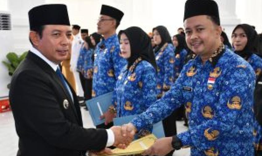 Walikota Bengkulu Lantik 1.411 PPPK