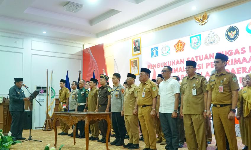 Pemprov Bengkulu Kukuhkan Satgas PAD