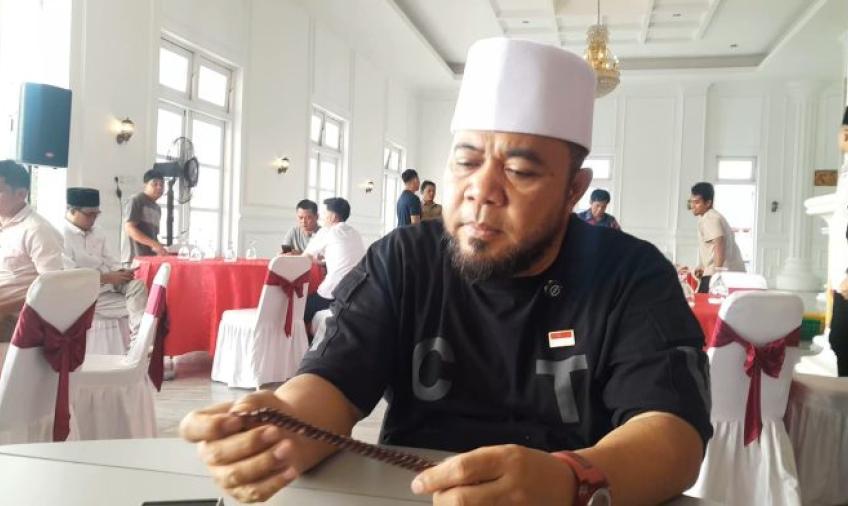 Gubernur Helmi Hasan di Balai Raya Semarak. 