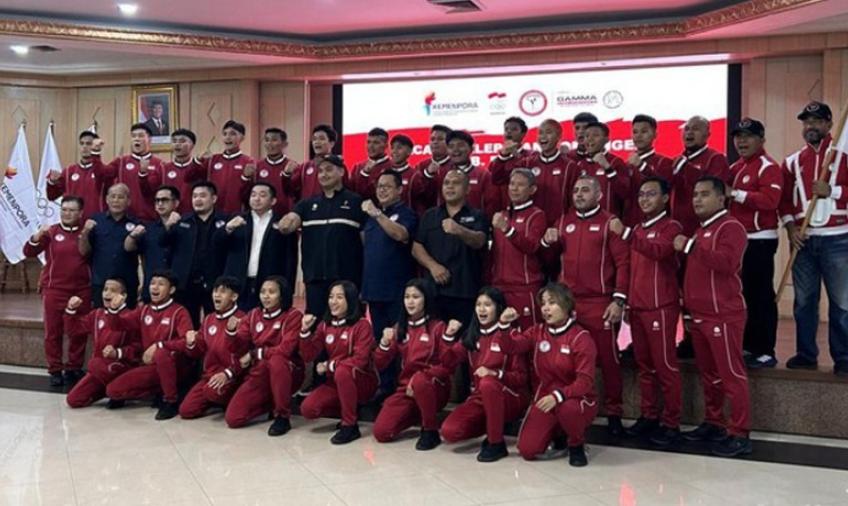 Menpora Dito Lepas Timnas MMA Indonesia ke Kejuaraan Dunia dan Asia Remaja 2025