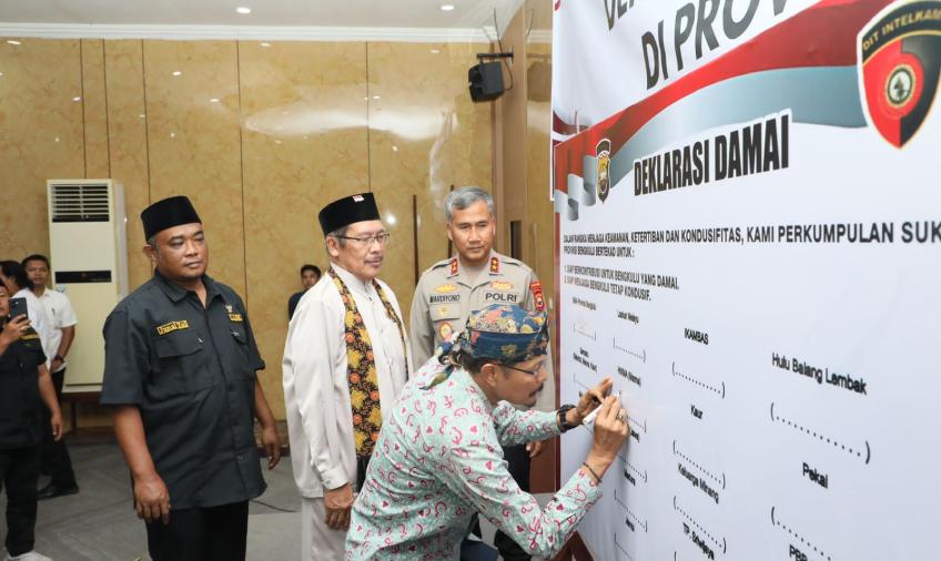 Polda Bengkulu Gelar Silaturahmi Antar Suku untuk Perkuat Kerukunan dan Persatuan