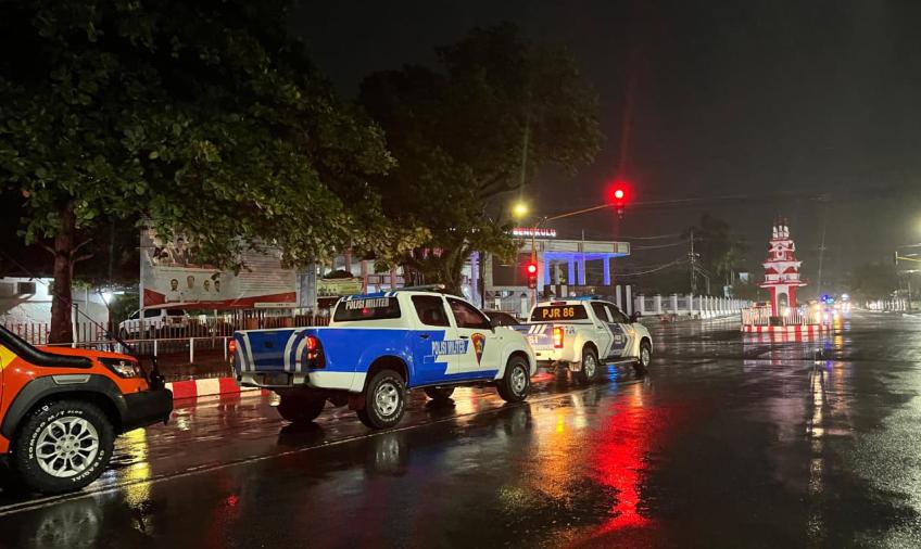 Aparat Polda Bengkulu dan TNI Intensifkan Patroli Malam.