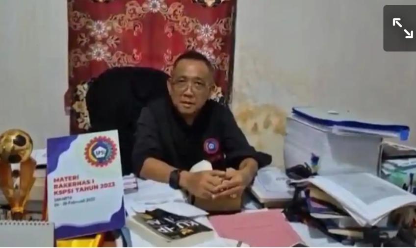Ketua KSPSI Provinsi Bengkulu, Aizan Dahlan