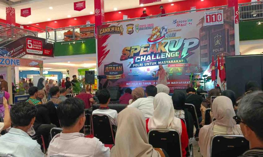 Polda Bengkulu Gandeng IMM Gelar Speak Up Challenge